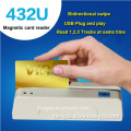 Mini Size 123 Magnetic Usb Stripe 3 Tracks Bi-Direction Magnetic Card Reader